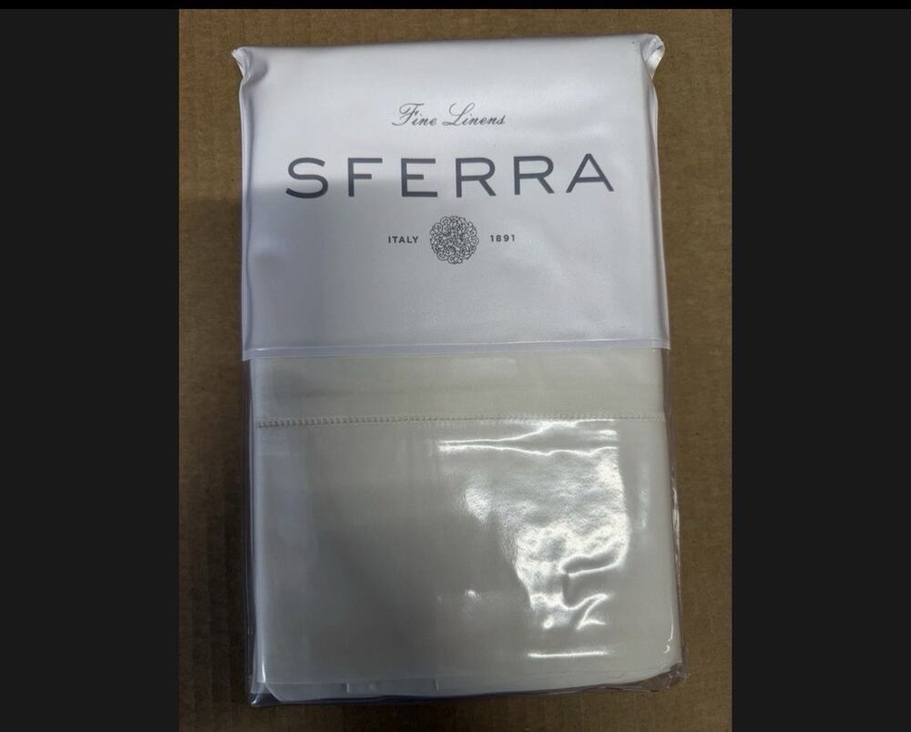 Sferra Giza 45 Sateen King Pillowcases Ivory